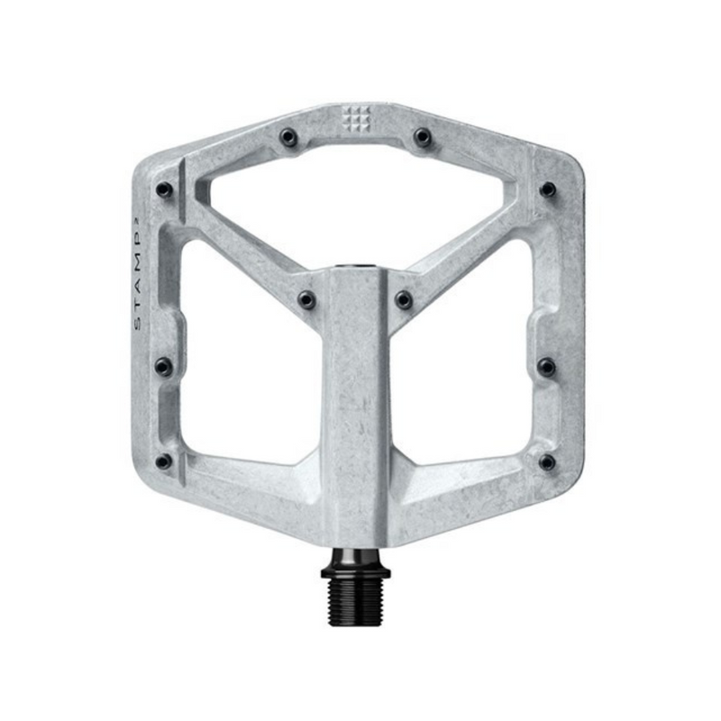 Crankbrothers Stamp 2 Pedals Large Gen 2 - Raw Silver