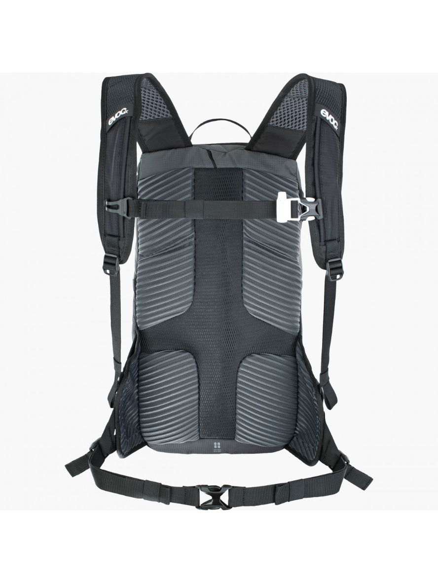 EVOC Ride 12L + 2LT Bladder - Carbon Grey-The Cycling Fix