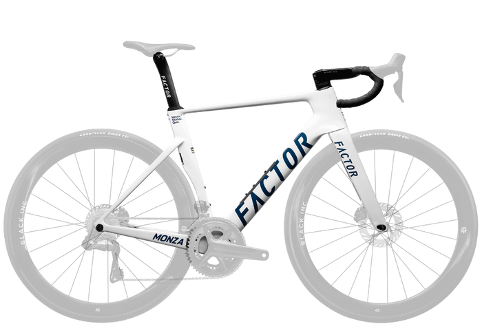 Factor Monza - Standard Frame Package - Pearl White-The Cycling Fix