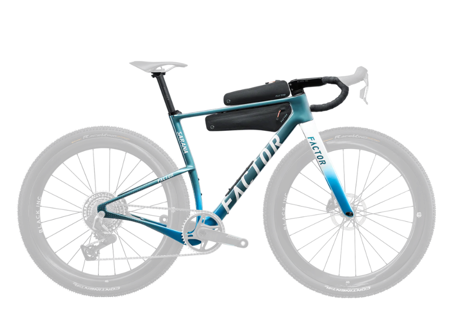 Factor Sarana Standard Package - Cyan Blue - Rigid Fork-The Cycling Fix