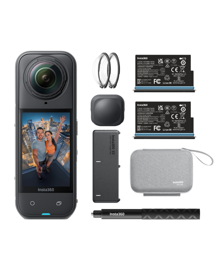Insta360 X5 8K 360 Camera Essentials Bundle-The Cycling Fix