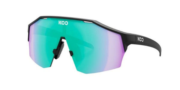 Koo Alibi - Black Matte - Green Photochromic & Free Gold Mirror Lens Bundle-The Cycling Fix