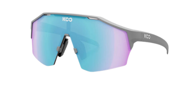 Koo Alibi - Grey Matt - Turquoise-The Cycling Fix