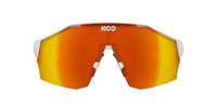 Koo Alibi - White Matte - Green Photochromic & Free Red Mirror Lens Bundle-The Cycling Fix