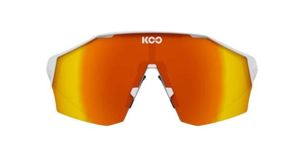 Koo Alibi - White Matte - Red Mirror-The Cycling Fix