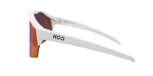 Koo Alibi - White Matte - Red Mirror-The Cycling Fix