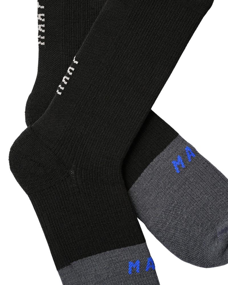 MAAP Division Merino Sock - Black-The Cycling Fix