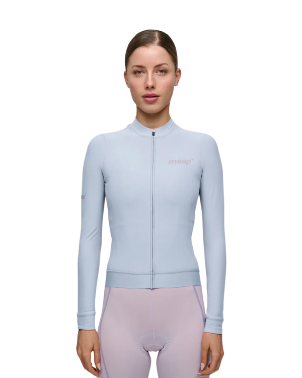 MAAP Women's Training Thermal Long Sleeve Jersey 2.0 - Blue Finch-The Cycling Fix