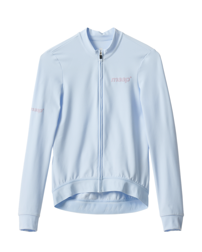 MAAP Women's Training Thermal Long Sleeve Jersey 2.0 - Blue Finch-The Cycling Fix