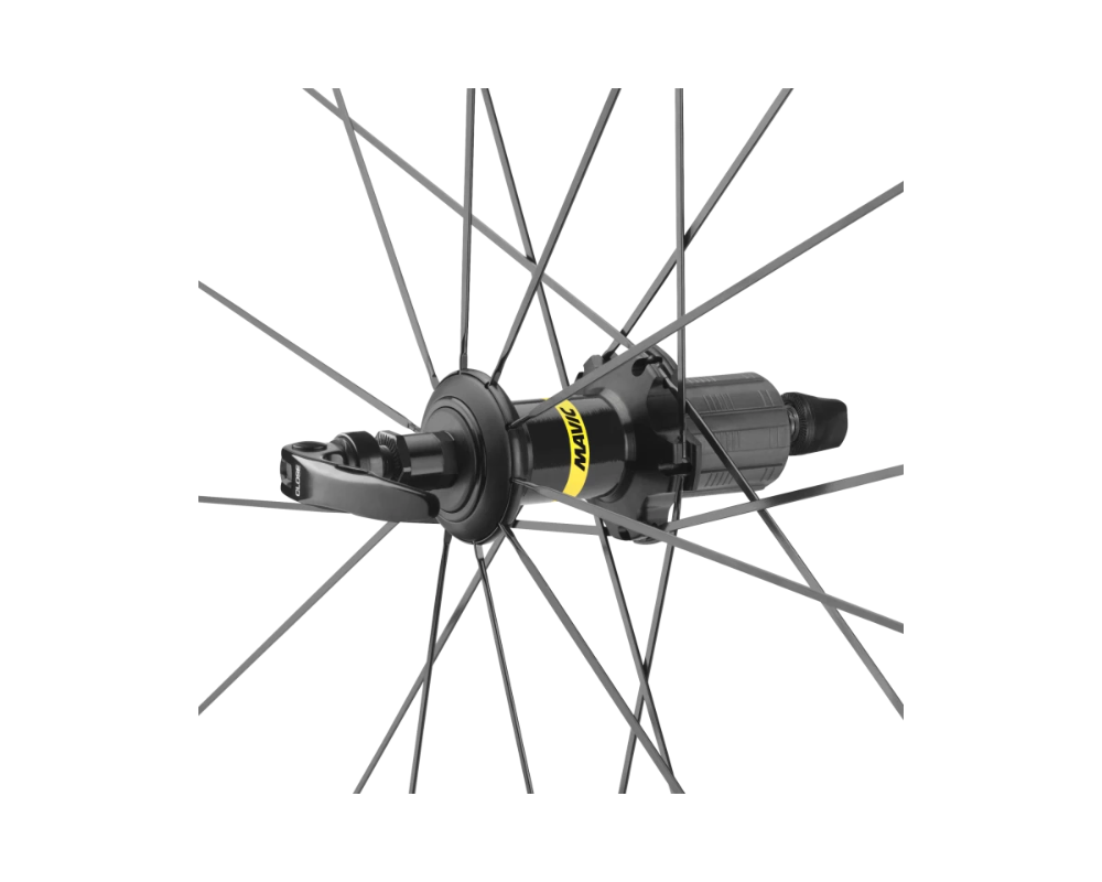 MAVIC Aksium Black Rim-Brake - Rear-The Cycling Fix