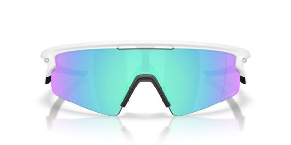 Oakley Sphaera Strike - Matte White - Prizm Sapphire-The Cycling Fix