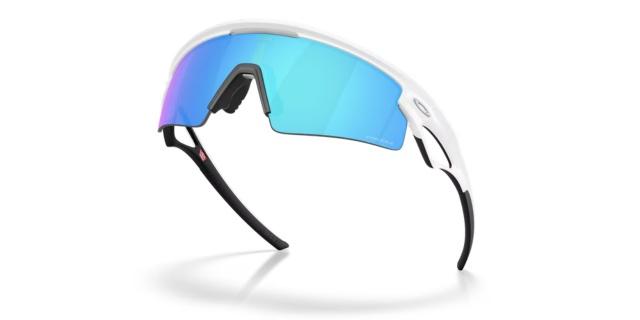 Oakley Sphaera Strike - Matte White - Prizm Sapphire-The Cycling Fix