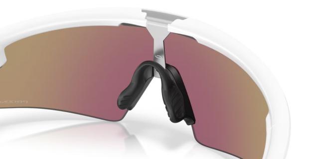 Oakley Sphaera Strike - Matte White - Prizm Sapphire-The Cycling Fix