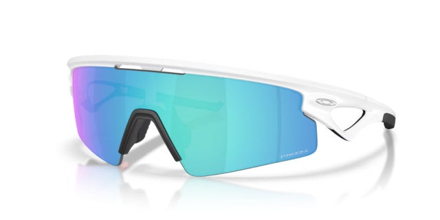 Oakley Sphaera Strike - Matte White - Prizm Sapphire-The Cycling Fix