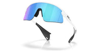 Oakley Stunt Devil - Matte White - Prizm Sappire Lens-The Cycling Fix