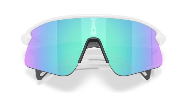 Oakley Stunt Devil - Matte White - Prizm Sappire Lens-The Cycling Fix