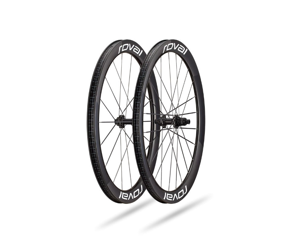 Roval Rapide CLX III Tubeless - Front - Gloss Carbon / Gloss White-The Cycling Fix