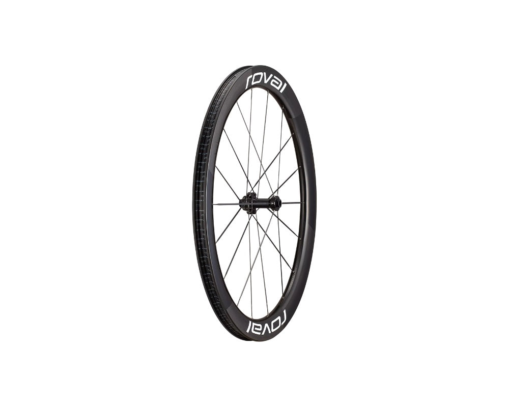 Roval Rapide CLX III Tubeless - Front - Gloss Carbon / Gloss White-The Cycling Fix