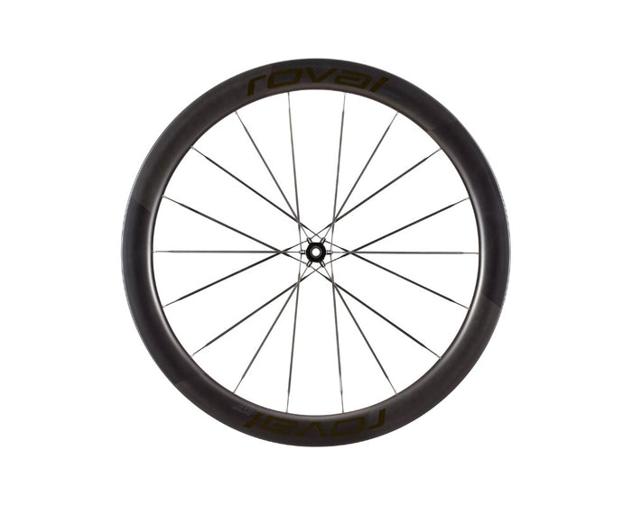 Roval Rapide CLX III Tubeless - Front - Satin Carbon / Gloss Black