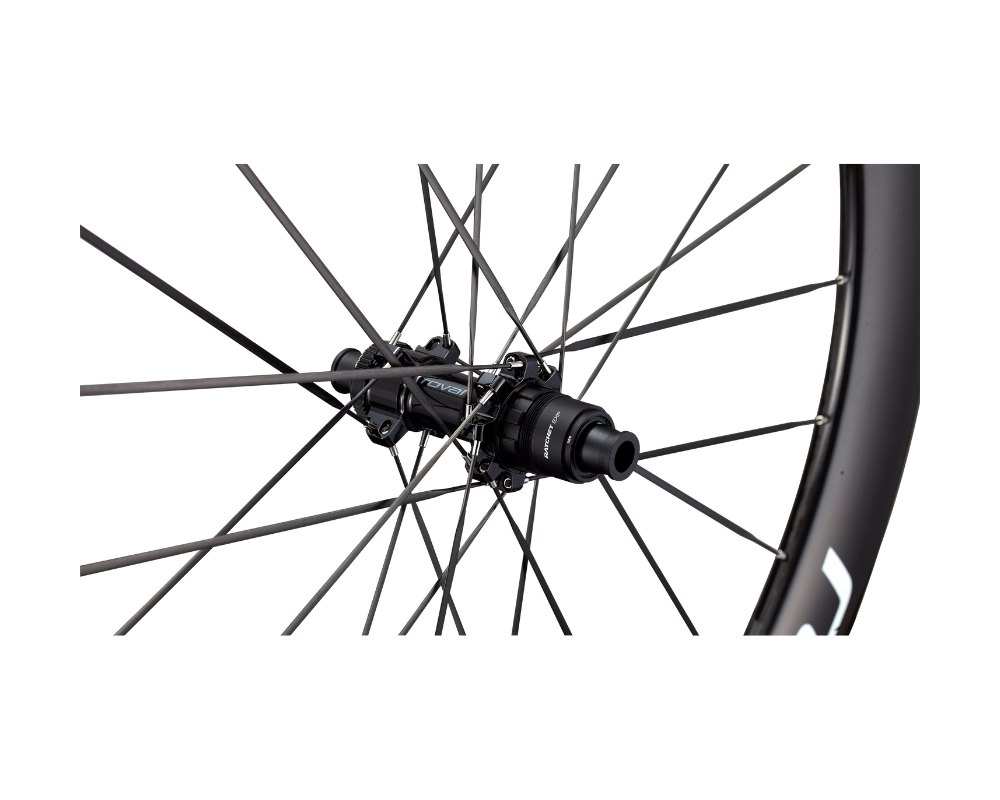 Roval Rapide Sprint CLX III Tubeless - Rear - Gloss Carbon / Gloss White-The Cycling Fix