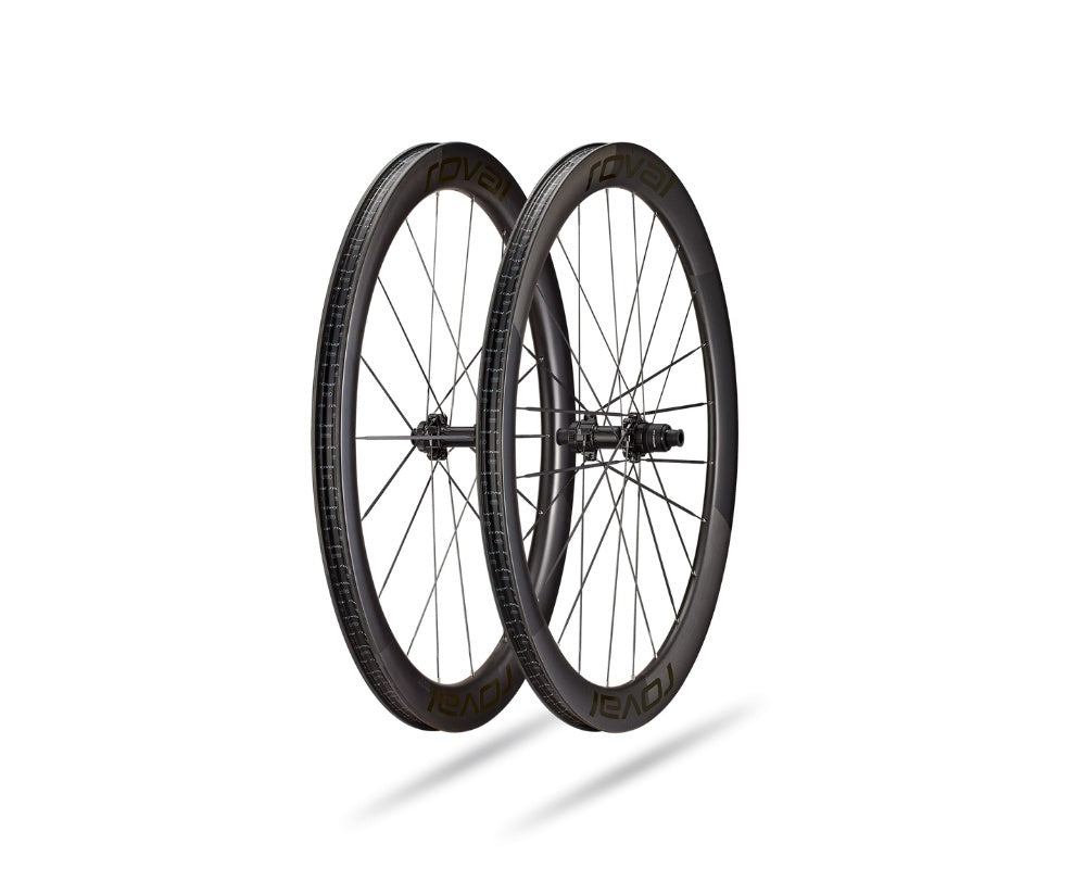 Roval Rapide CLX III Tubeless - Front - Satin Carbon / Gloss Black-The Cycling Fix