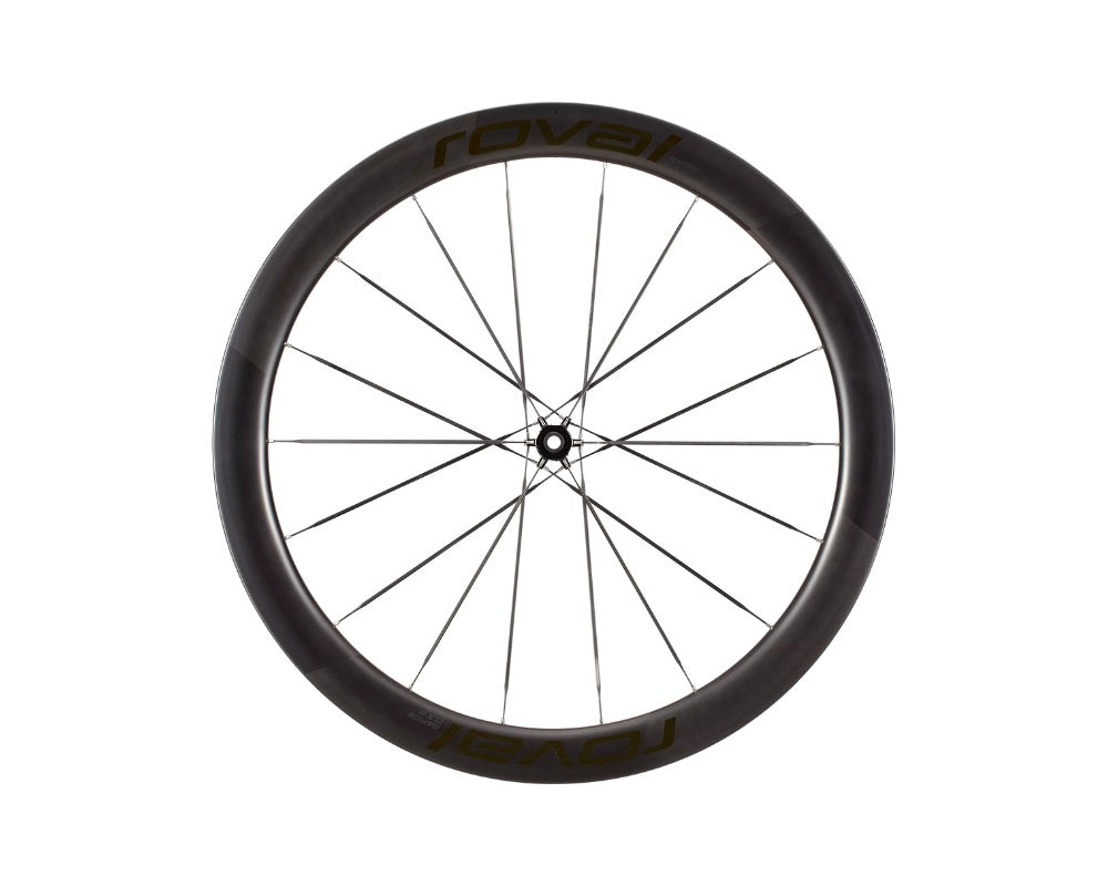 Roval Rapide CLX III Tubeless - Front - Satin Carbon / Gloss Black-The Cycling Fix
