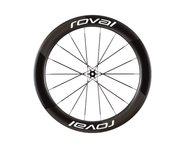 Roval Rapide Sprint CLX III Tubeless - Front - Gloss Carbon / Gloss White-The Cycling Fix