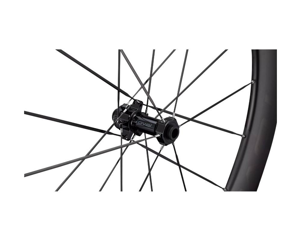 Roval Rapide Sprint CLX III Tubeless - Front - Satin Carbon / Gloss Black-The Cycling Fix