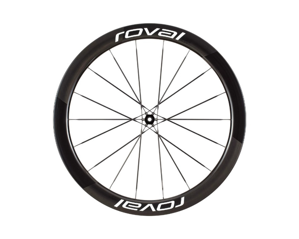 Roval Rapide CLX III Tubeless - Front - Gloss Carbon / Gloss White-The Cycling Fix