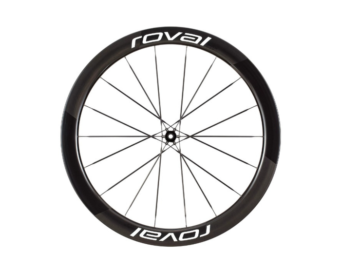 Roval Rapide CLX III Tubeless - Front - Gloss Carbon / Gloss White