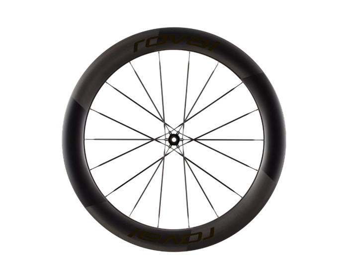 Roval Rapide Sprint CLX III Tubeless - Front - Satin Carbon / Gloss Black