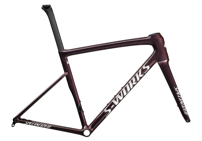 S-Works Tarmac SL8 Frameset - Gloss Solidity and Red to Black Pearl