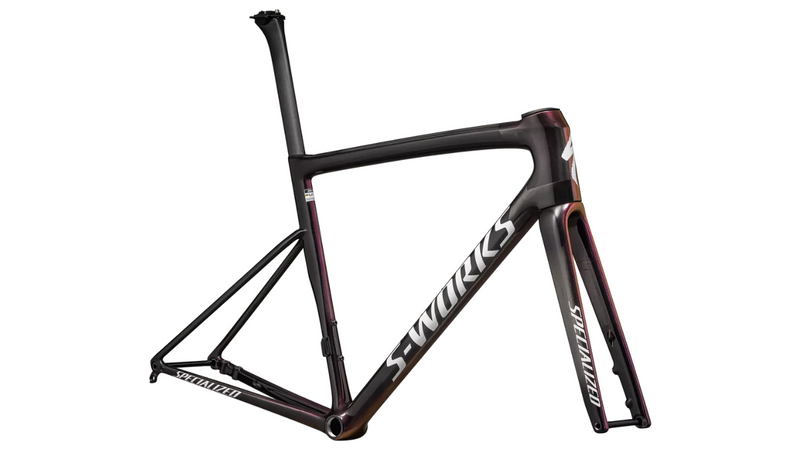 S Works Tarmac SL8 Frameset Gloss Carbon Viavi Magenta Gold