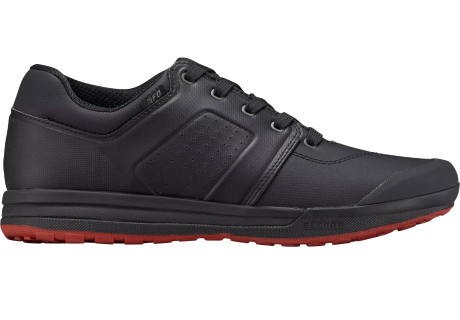 Specialized 2FO DH Clip Mountain Bike Shoes - Black and Redwood-The Cycling Fix