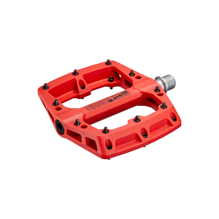 Supacaz Smash Pedal – Thermopoly – Red-The Cycling Fix