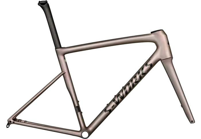 S-Works Tarmac SL8 Frameset - Gloss Viavi Red Gold Over Silver
