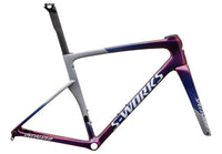 S-Works Tarmac SL9 Frameset -Gloss Dove Grey and Red to Blue Pearl Fade