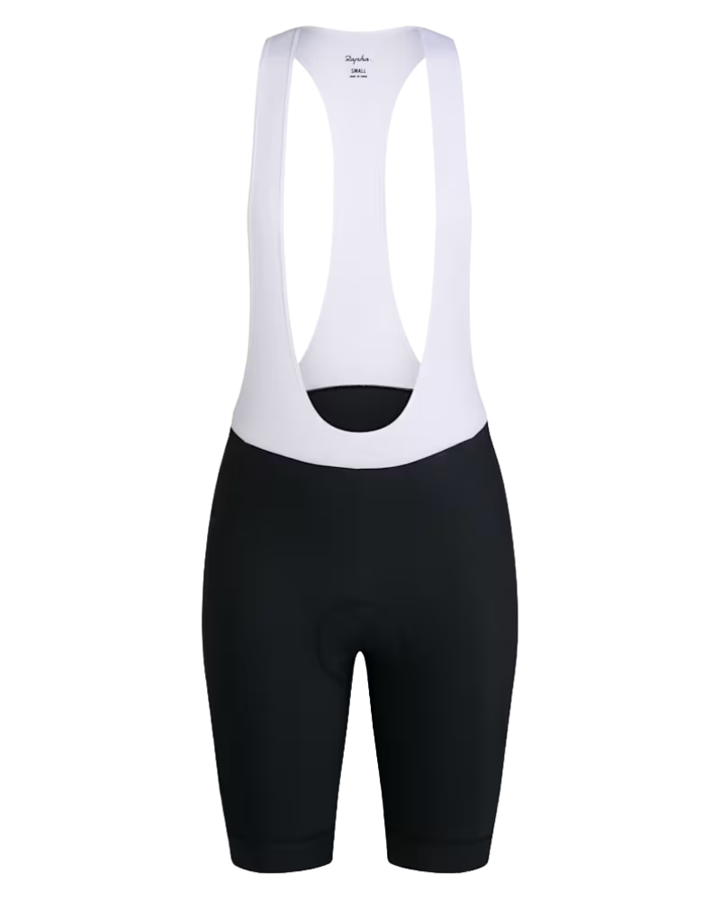Rapha Women's Core Bib Shorts - Black / White-The Cycling Fix