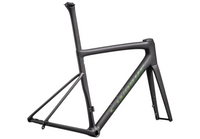 S-Works Tarmac SL8 Frameset - Satin Carbon RTP / Silver To Green Pearl
