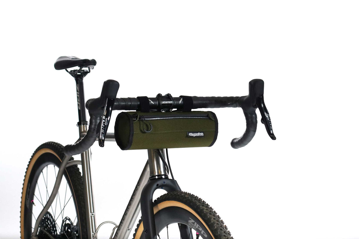 Skin Grows Back Little Lunch Handlebar Bag - Olive-The Cycling Fix