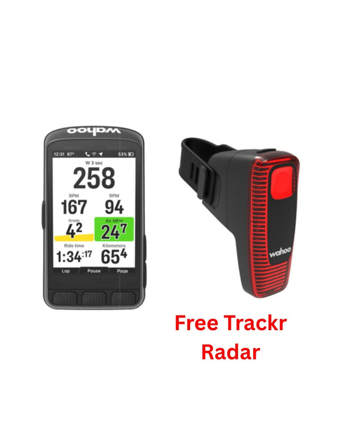 Wahoo Elemnt Ace GPS Bike Computer & Trackr Radar