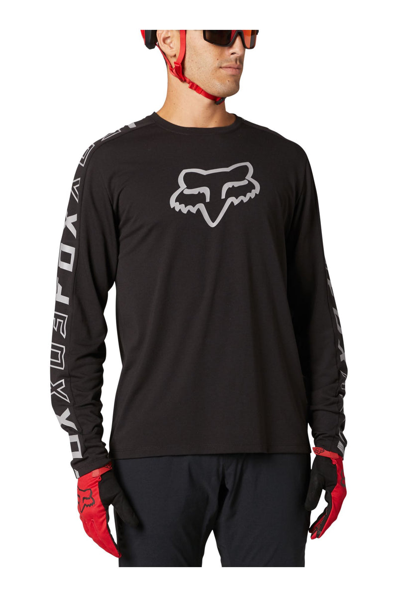 FOX Ranger DriRelease Long Sleeve Jersey - Black