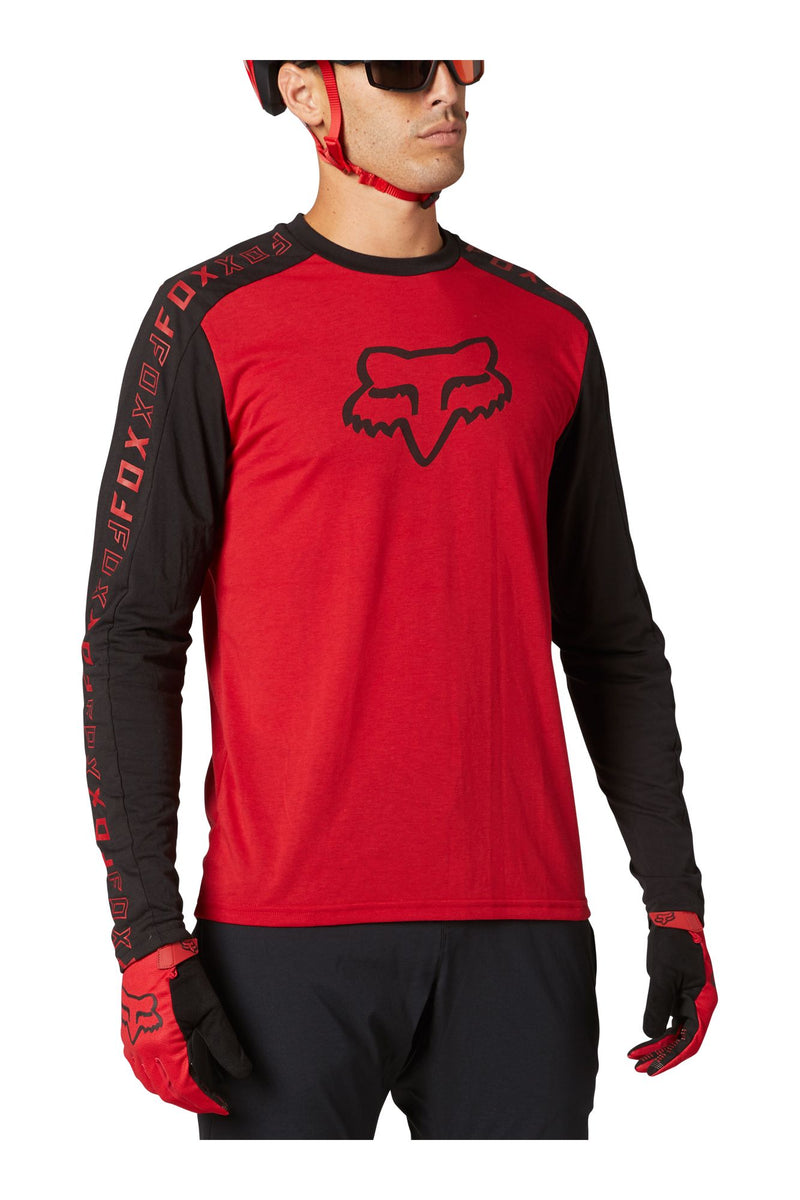 FOX Ranger DriRelease Long Sleeve Jersey - Chilli