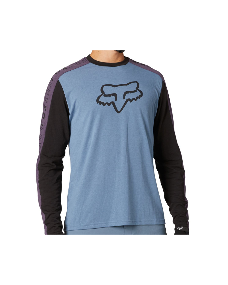 FOX Ranger DriRelease Long Sleeve Jersey - Matte Blue