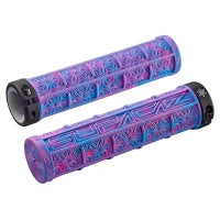 Supacaz Bar Grips Grizip Neon Blue-Pink