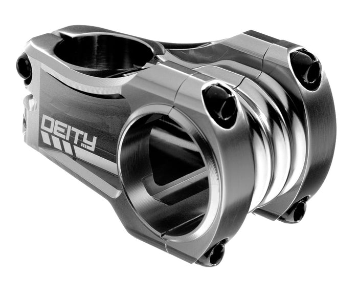 Deity Copperhead Stem - Dia 35mm x 50mm Length - Platinum-The Cycling Fix