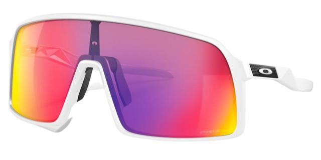 Oakley Sutro - Matte White - Prizm Road Lens-The Cycling Fix