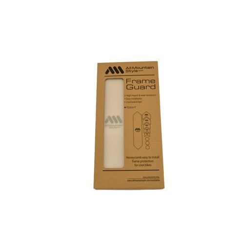 All Mountain Style AMS Basic Frame Protection Wrap - Clear/Silver-The Cycling Fix
