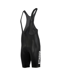 Attaquer Race Bib Short Black Reflective - White Logo