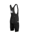 Attaquer Race Bib Short Black Reflective - White Logo